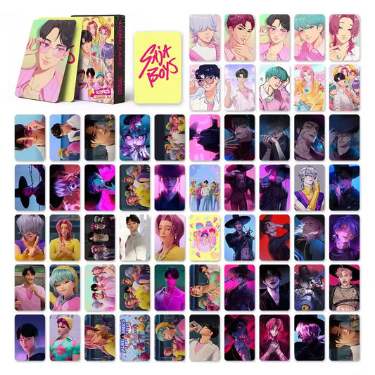 K-Pop Demon Hunters Card + Sticker Set