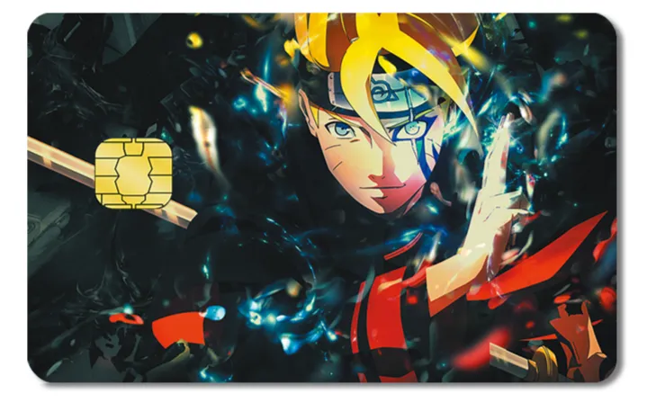 Diseño de tarjeta VISA de Naruto