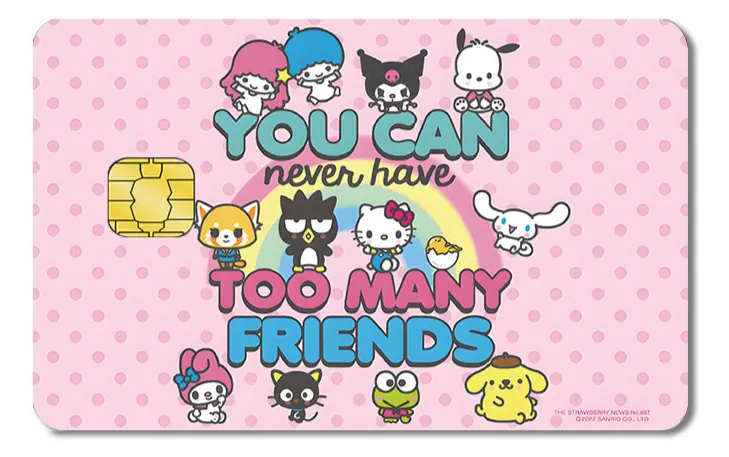 Diseño de tarjeta Sanrio VISA