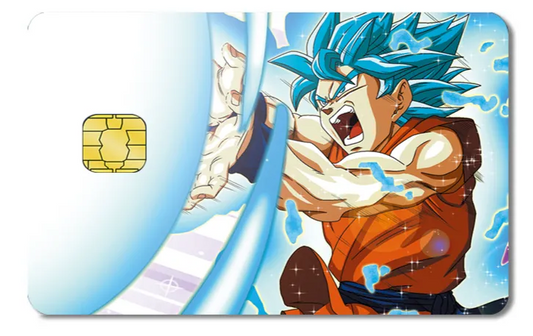 Diseño de tarjeta VISA de Dragon Ball Super