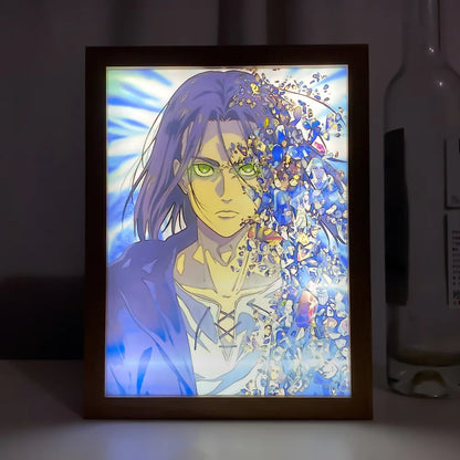 Attack on Titan Multicolor LED Art Design