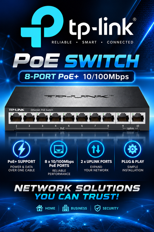 TP-Link 8-Port PoE+ Switch