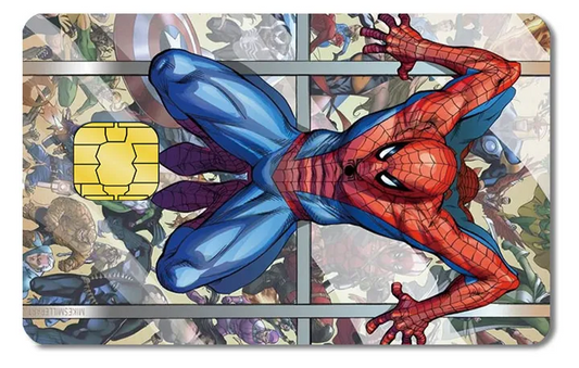 Diseño de tarjeta VISA de Spider-Man