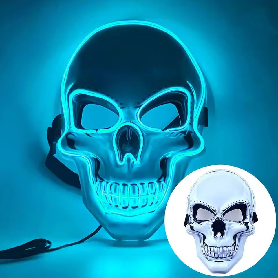 Halloween Party LED Skull Mask