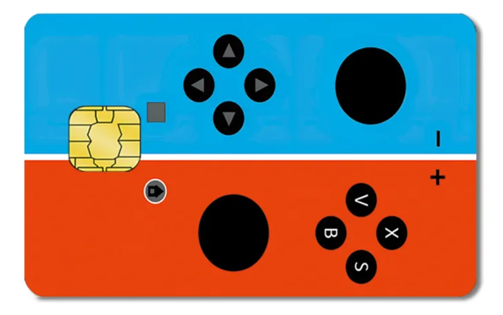 Diseño de tarjeta Nintendo VISA