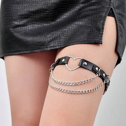 Heart Chain Garter