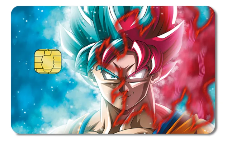 Diseño de tarjeta VISA de Dragon Ball Super