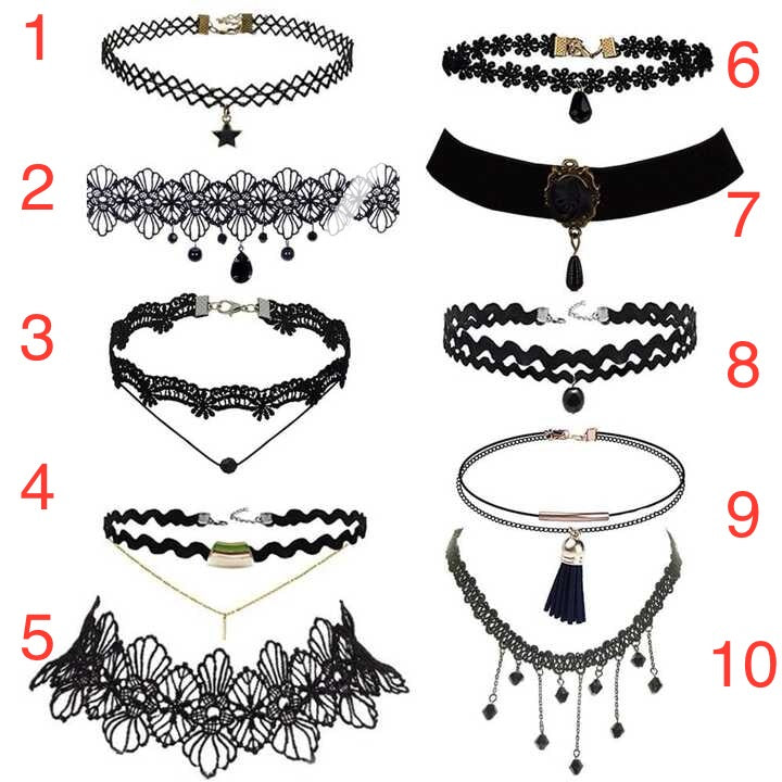 Black Choker Styles