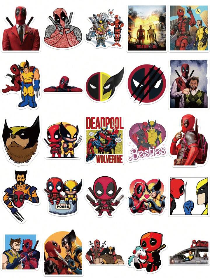 Stickers! - Marvel (Deadpool & Wolverine)