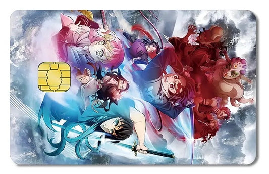 Diseño de tarjeta VISA Demon Slayer