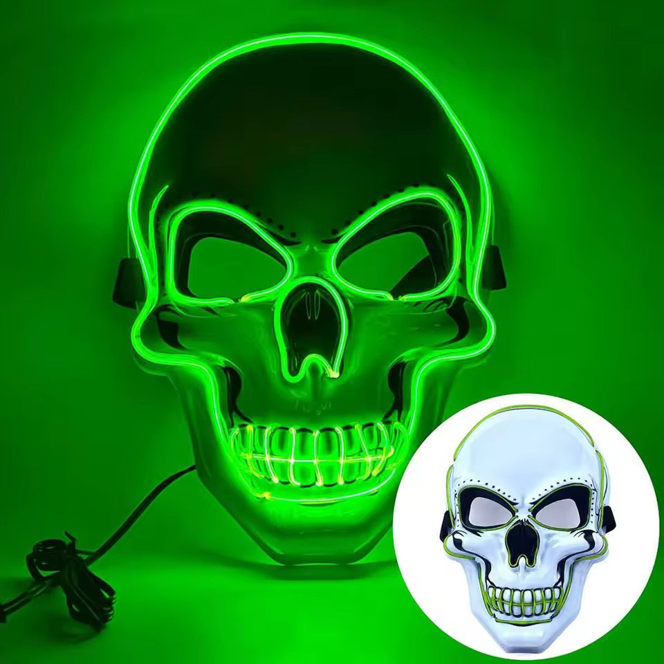 Halloween Party LED Skull Mask