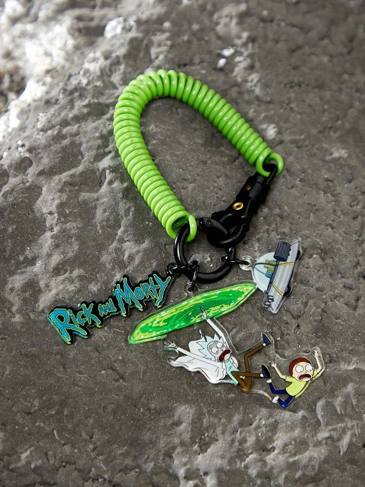 Rick and Morty Keychain