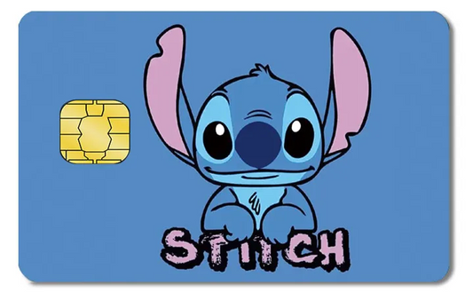 Diseño de tarjeta VISA de Lilo y Stitch