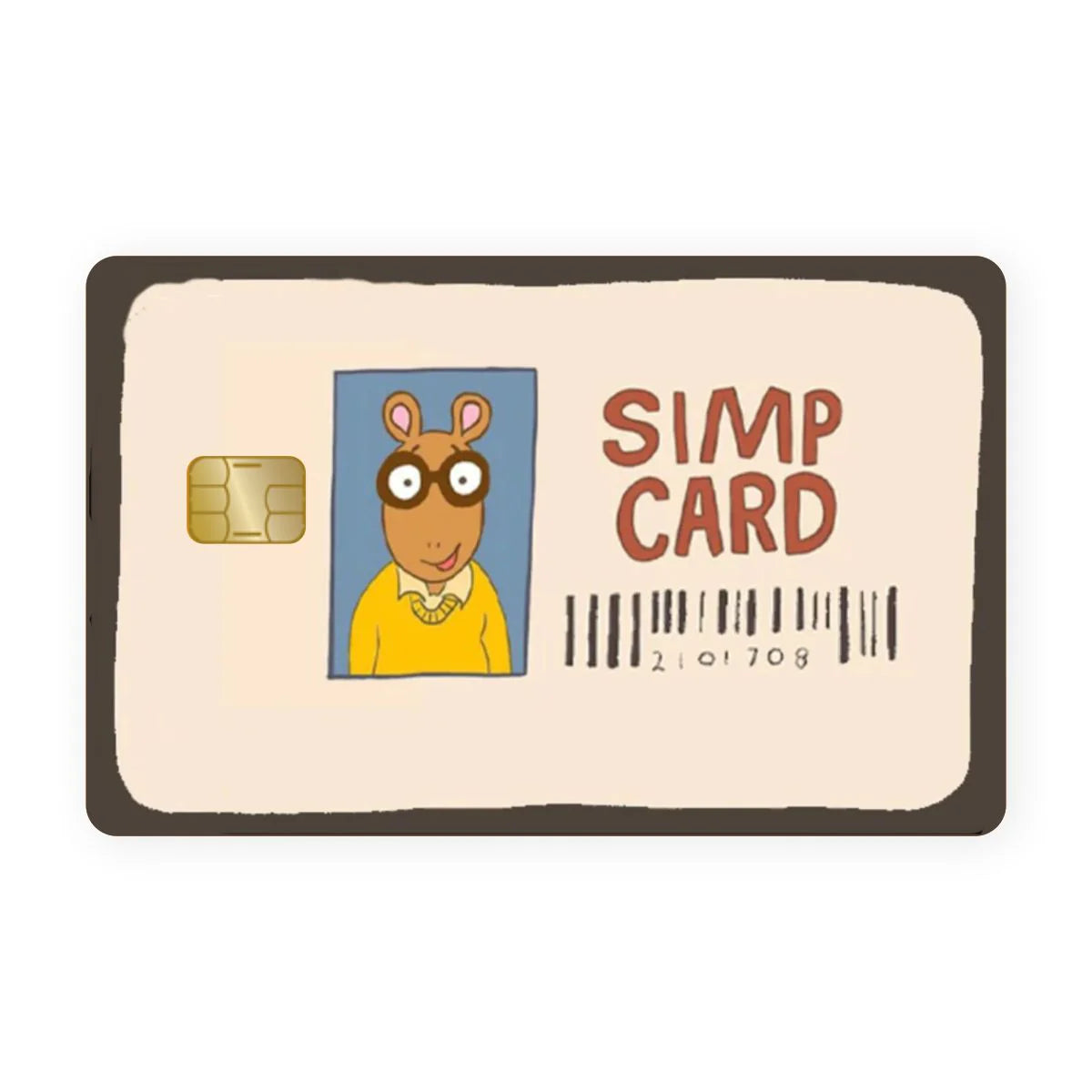 Simp Card VISA Card Skin