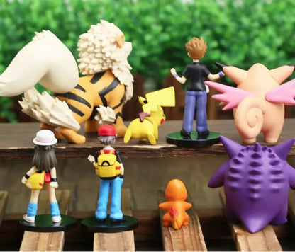 Conjunto de figuras Pokémon (8 piezas)