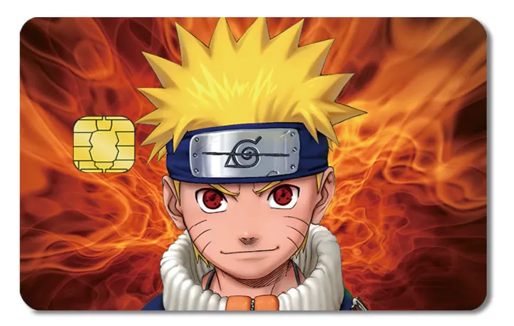 Diseño de tarjeta VISA de Naruto