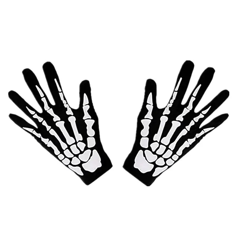 Skeleton Short Gloves