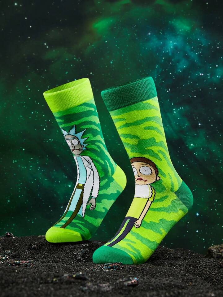 Adult Swim Rick and Morty Socks