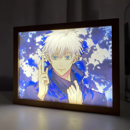 Jujutsu Kaisen Multicolor LED Art Design