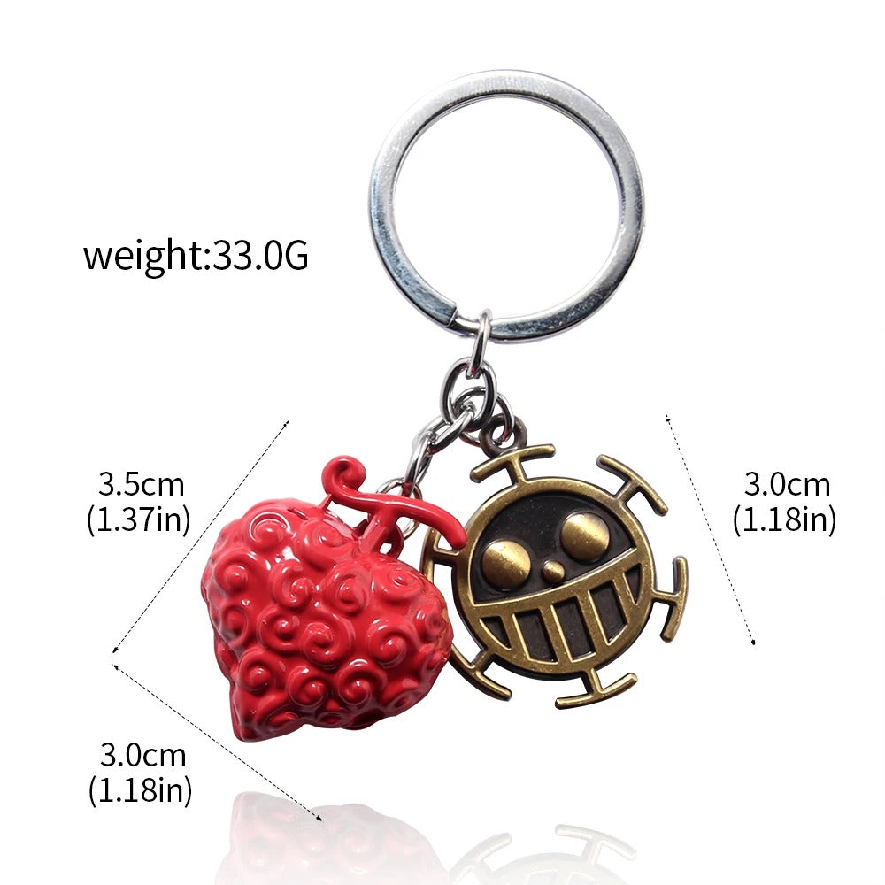 One Piece Devil Fruit Keychains