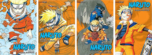 Naruto 3-in-1 Edition Manga Set