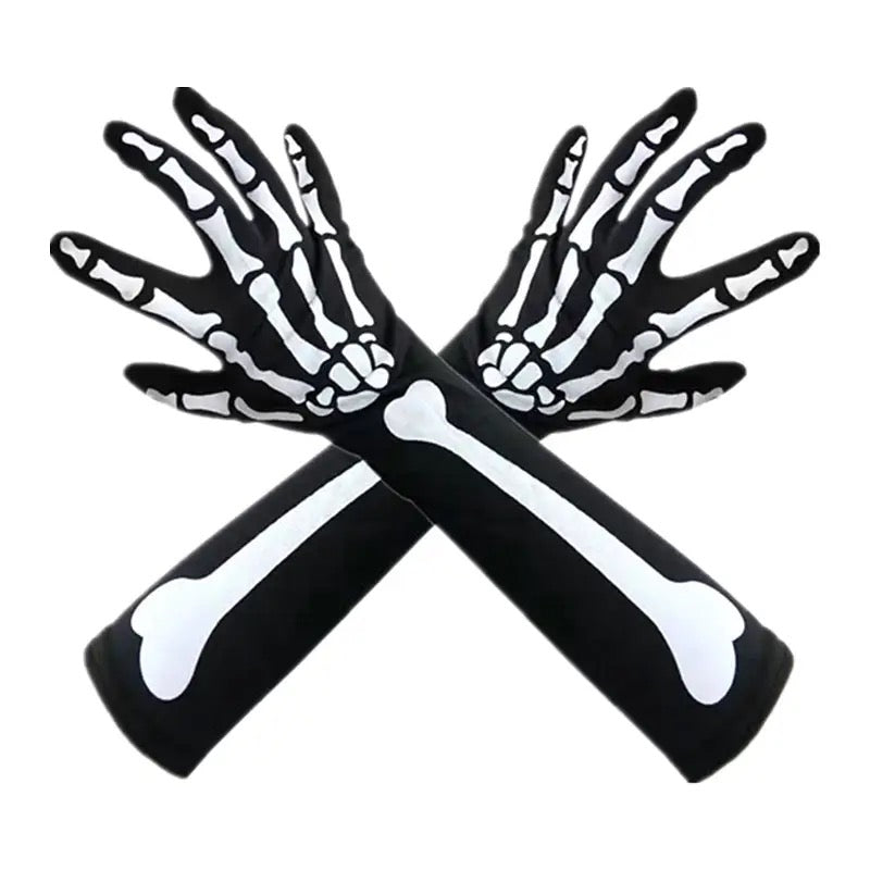 Skeleton Long Gloves