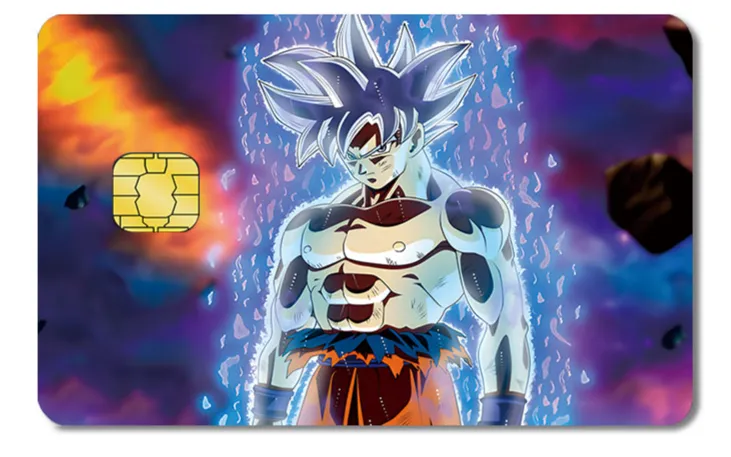 Diseño de tarjeta VISA de Dragon Ball Super