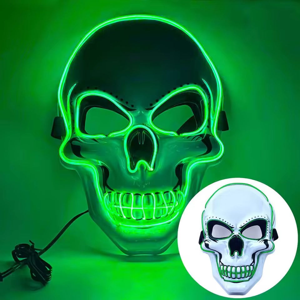 Halloween Party LED Skull Mask