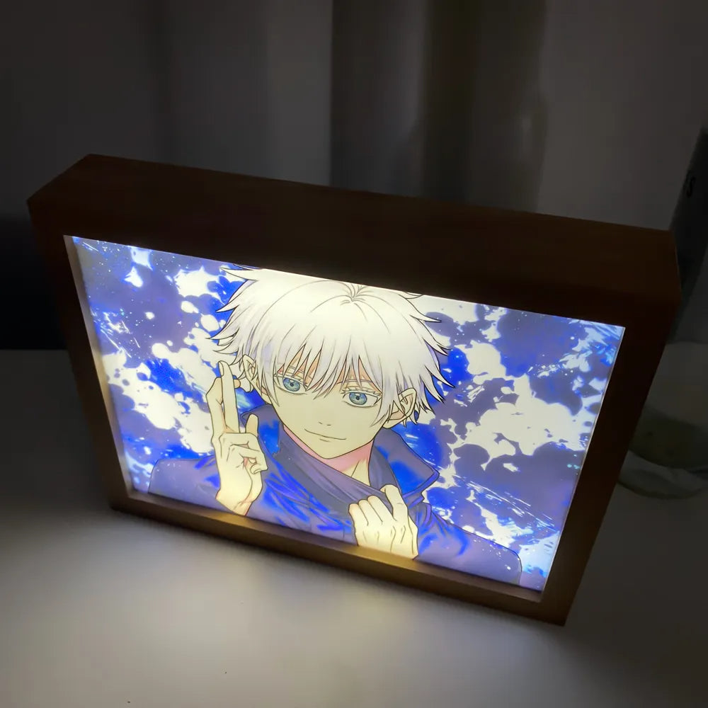 Jujutsu Kaisen Diseño artístico LED multicolor