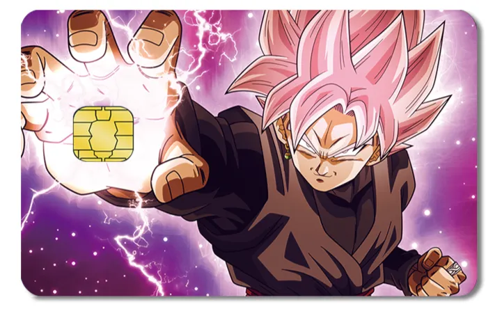 Diseño de tarjeta VISA de Dragon Ball Super