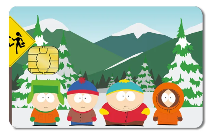 Diseño de tarjeta VISA de Southpark