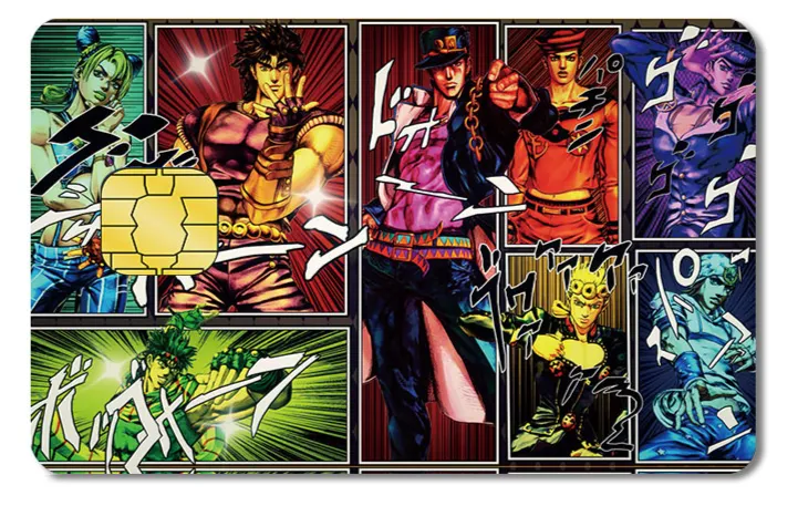 Diseño de tarjeta VISA de JoJo's Bizarre Adventure