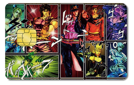 Diseño de tarjeta VISA de JoJo's Bizarre Adventure