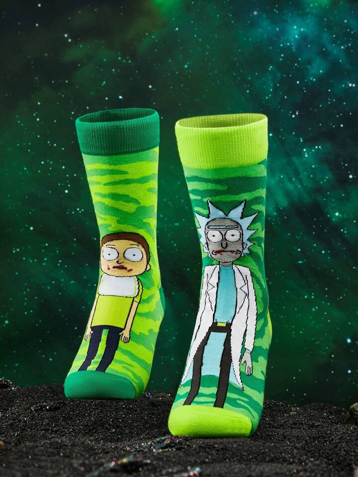 Adult Swim Rick and Morty Socks