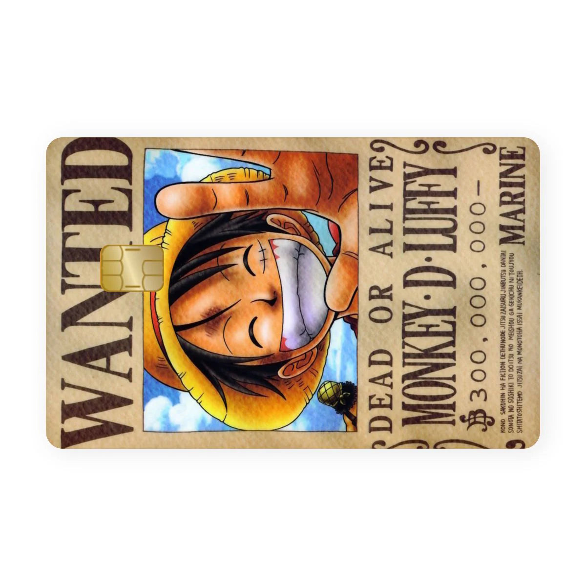 One Piece VISA Card Skin