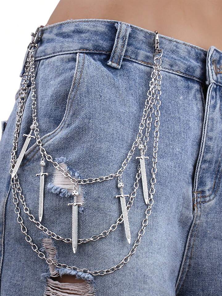 Silver Sword Waist Chain