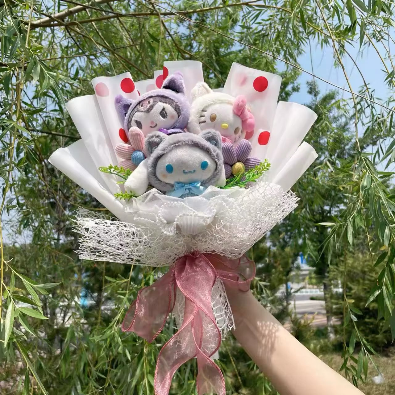 Sanrio Plush Character Styled Bouquets