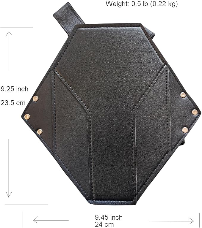 Dual Sword Leather Back Strap