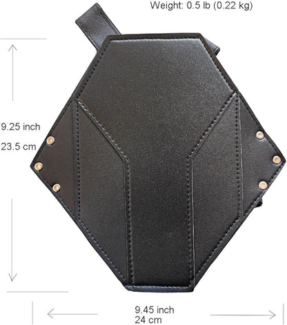 Dual Sword Leather Back Strap