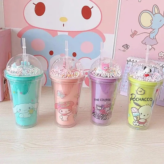 Sanrio Cup with Figure Topper