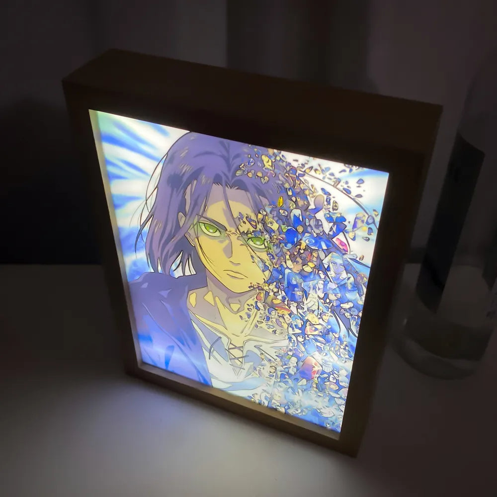 Attack on Titan Multicolor LED Art Design