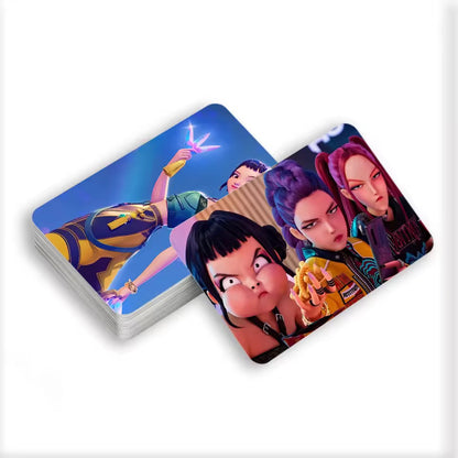 K-Pop Demon Hunters Card + Sticker Set