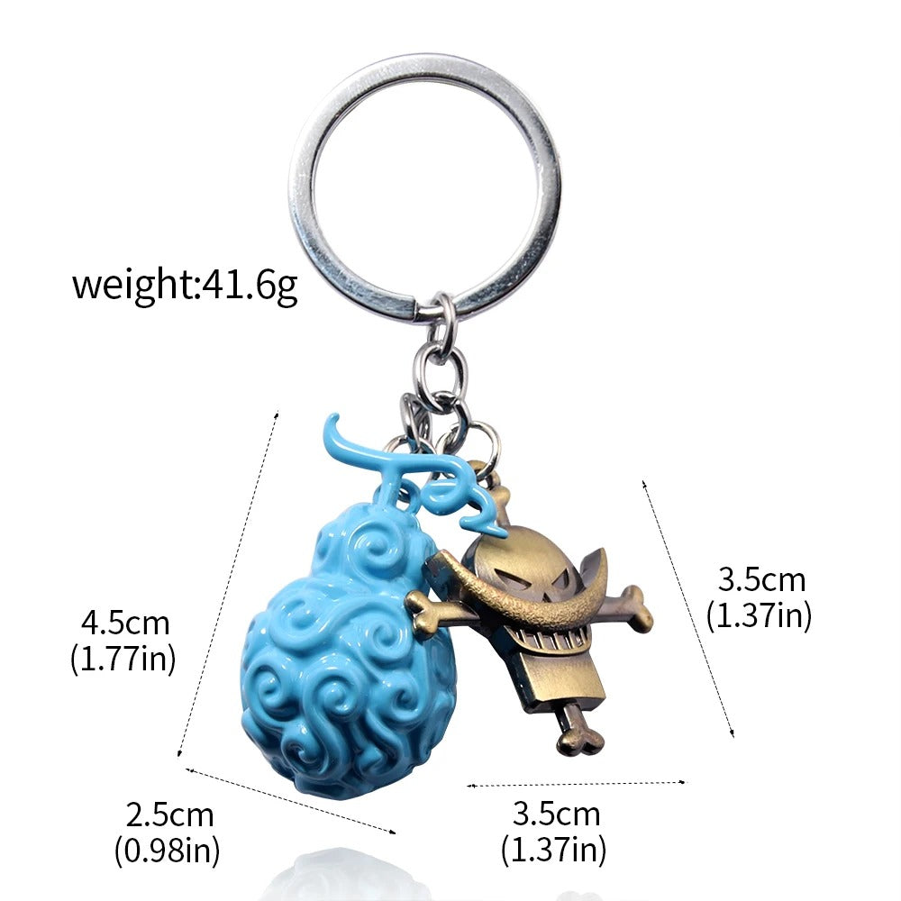 One Piece Devil Fruit Keychains