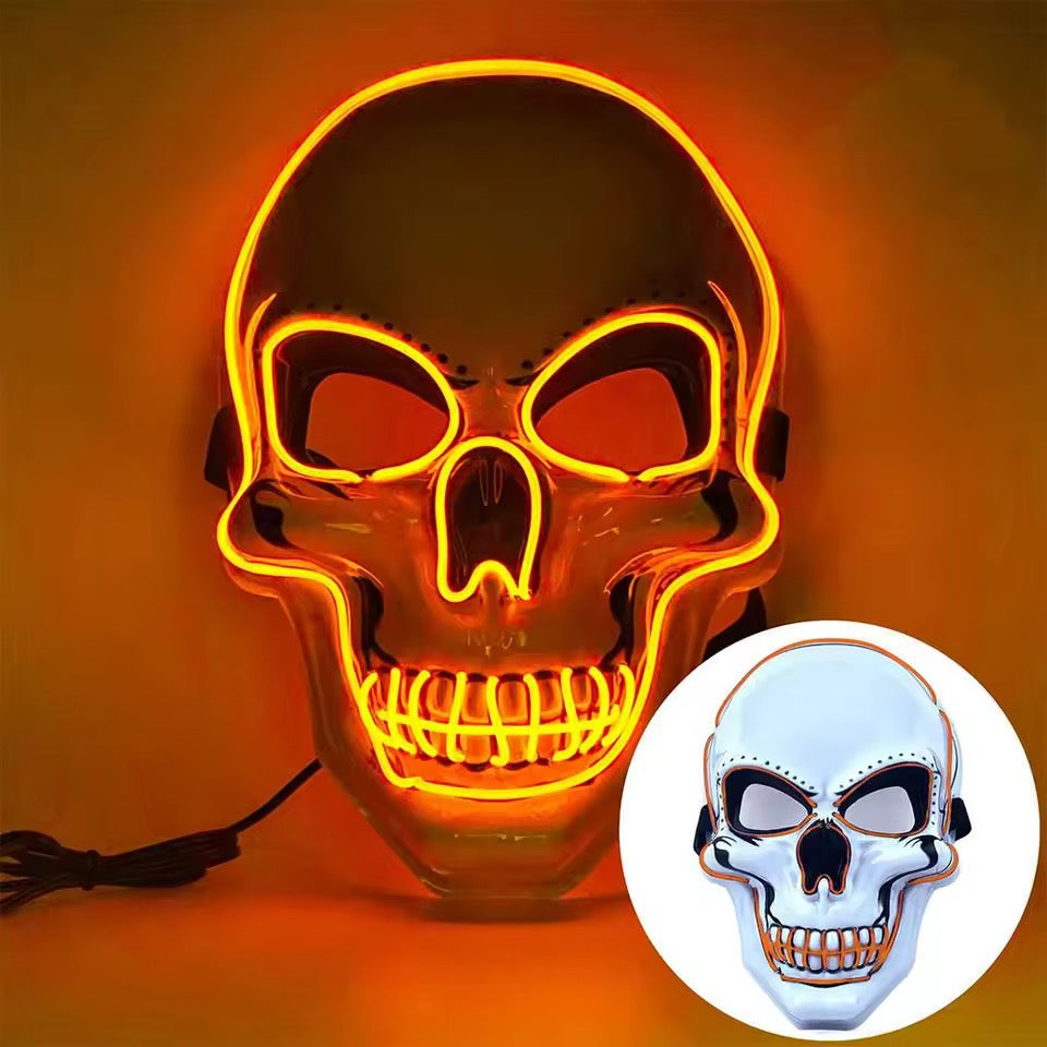 Halloween Party LED Skull Mask