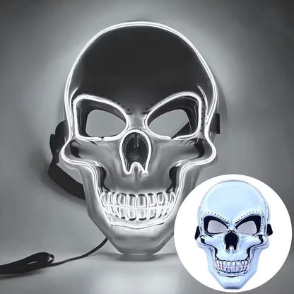 Halloween Party LED Skull Mask
