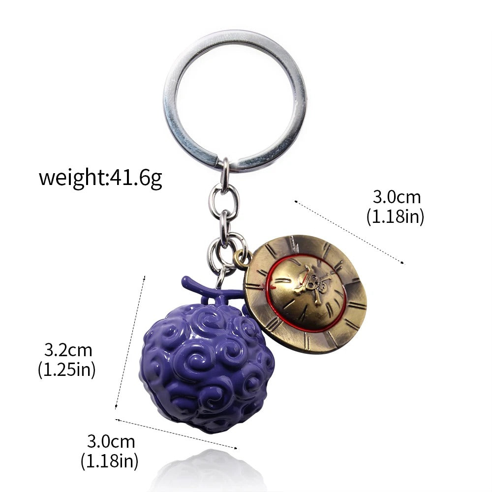 One Piece Devil Fruit Keychains