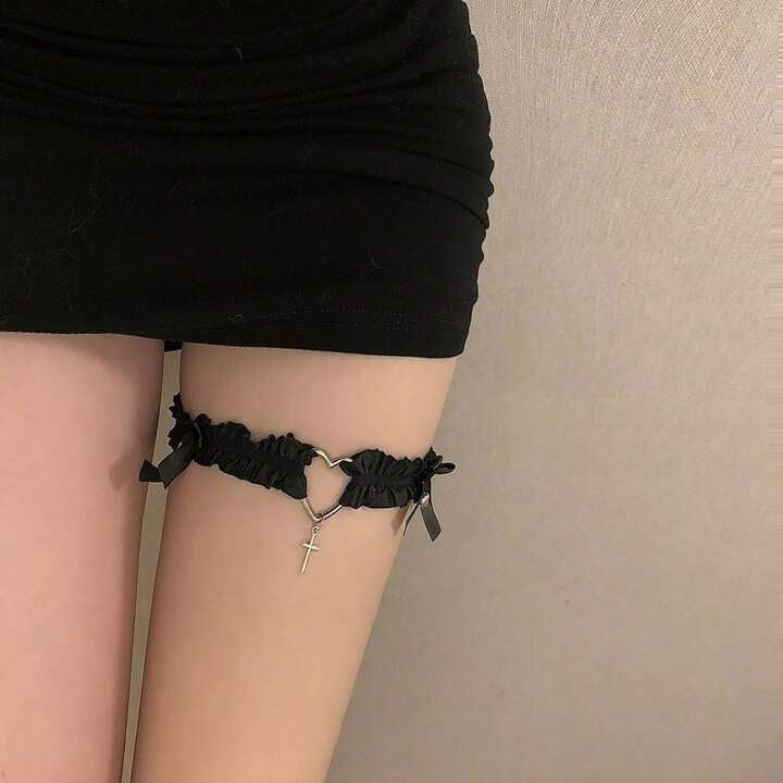 Black Lace Thigh Collar / Choker