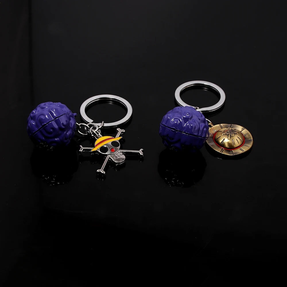 One Piece Devil Fruit Keychains