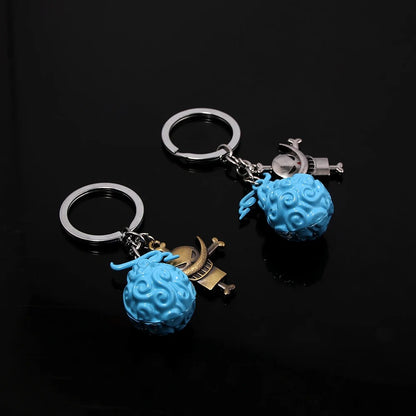 One Piece Devil Fruit Keychains