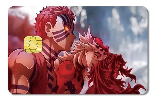 Diseño de tarjeta VISA Demon Slayer